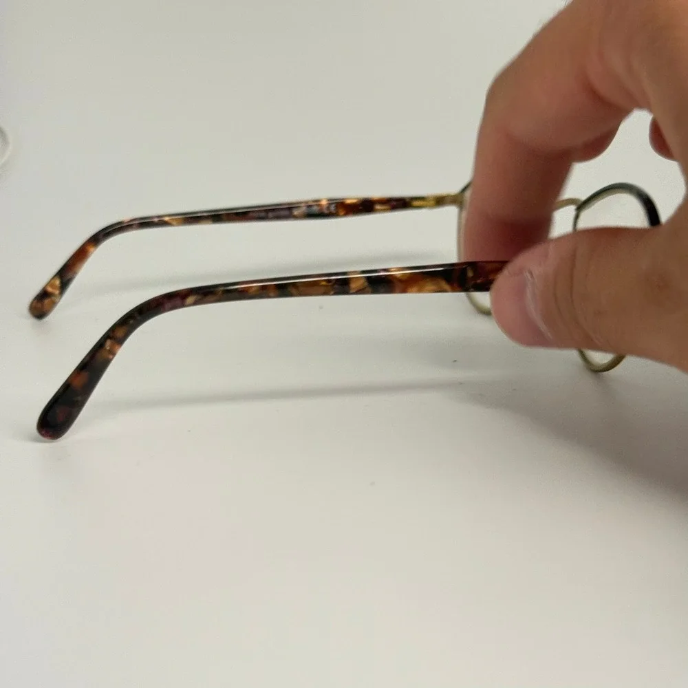 Silhouette M 6262 Gold Tortoise Cat Eye Eyeglass Frames Austria 55-18-130